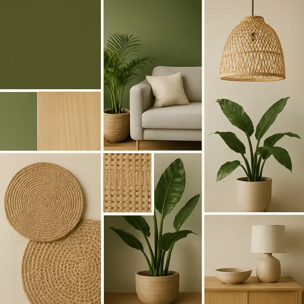 Moodboard IA na decoração